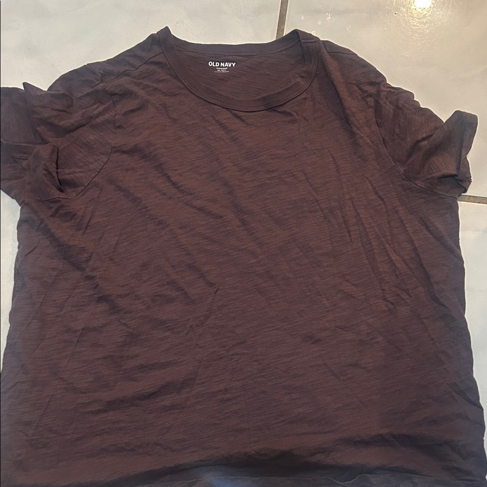 Old Navy Women’s Purple Short Sleeve Tee